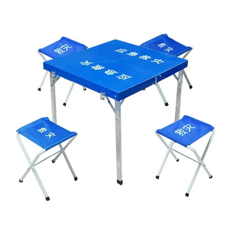 Katastrofehjelp sammenleggbar bord og stol